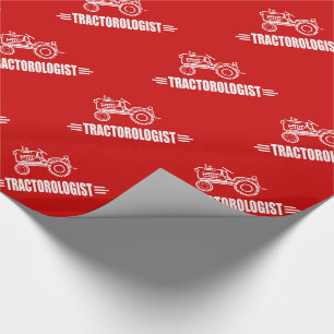 Humourous Tractor Lover Wrapping Paper