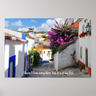 Humourous travel quotes- Portugal Poster
