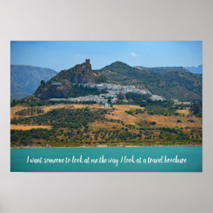 Humourous travel quotes- Spain Poster