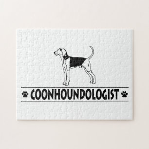 Humourous Treeing Walker Coonhound Jigsaw Puzzle