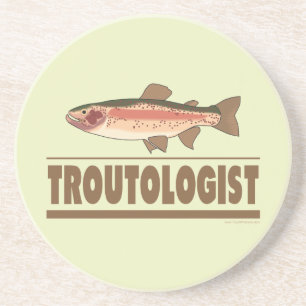 Humourous Trout Coaster