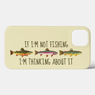 Humourous Trout Fishing iPhone 13 Case