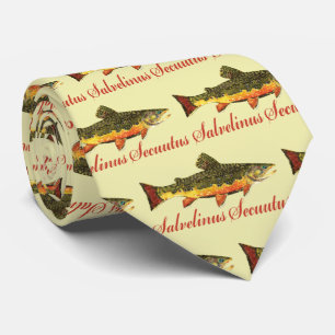 Humourous Trout Fishing Tie