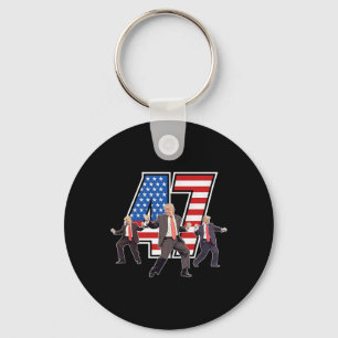 Humourous Trump Funny Victory Dance Trump Dancing  Key Ring