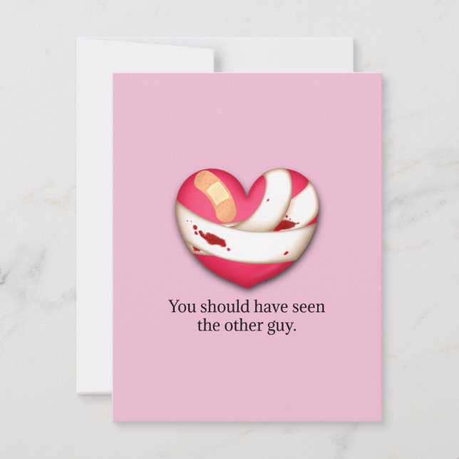 Humourous Valentine Breakup Divorce Personalised Card (Front)