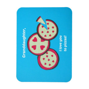 Humourous Valentine message for Granddaughter Magnet