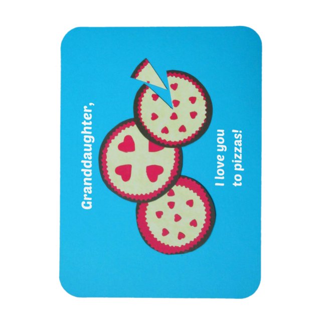 Humourous Valentine message for Granddaughter Magnet (Vertical)