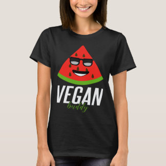 Humourous Vegan Buddy Artwork T-Shirt