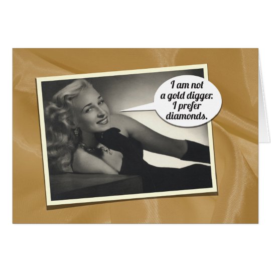 Humourous Vintage 1934's Birthday Gift Card for