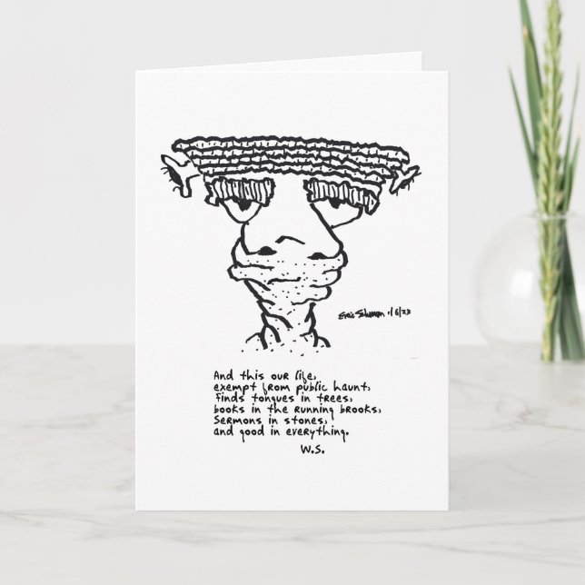 Humourous Well-Read Freak Card 1-6-23 (Front)