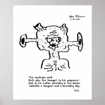 Humourous Well-Read Freak Poster 12-10-22