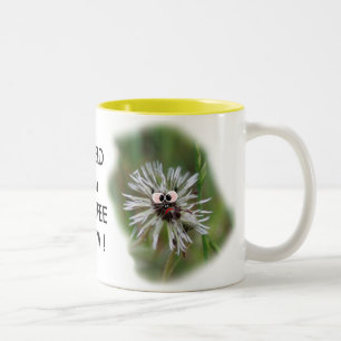 Humourous Wet Dandelion Coffee Mug - pesonalize