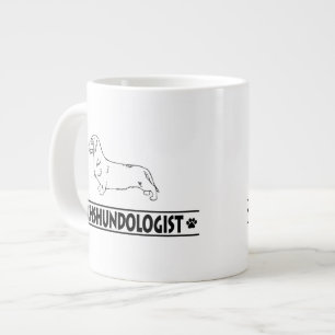 Humourous Wirehaired Dachshund Large Coffee Mug