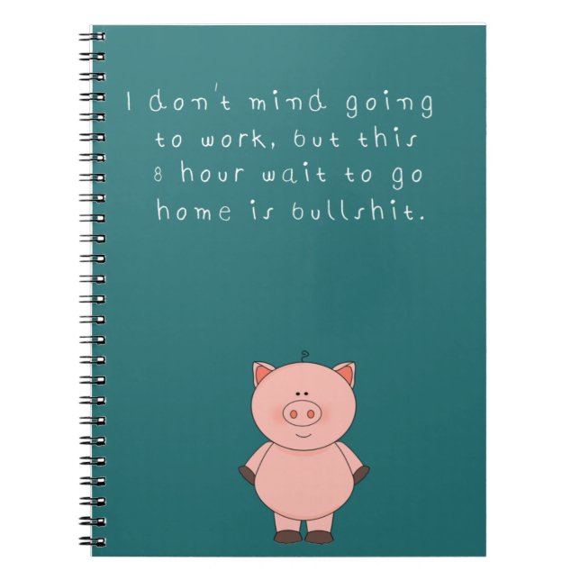 Humourous work notebook (Front)