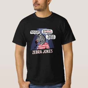Humourous Zebra Graphics for Safari Fans T-Shirt