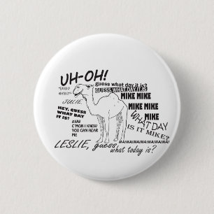 HUMP DAY CAMEL 6 CM ROUND BADGE