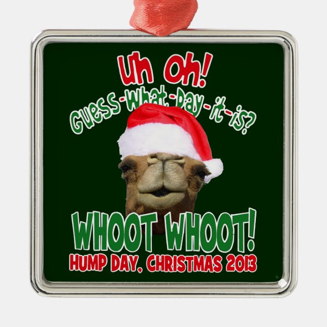 Hump Day Camel Christmas 2013 Christmas Ornament (Front)
