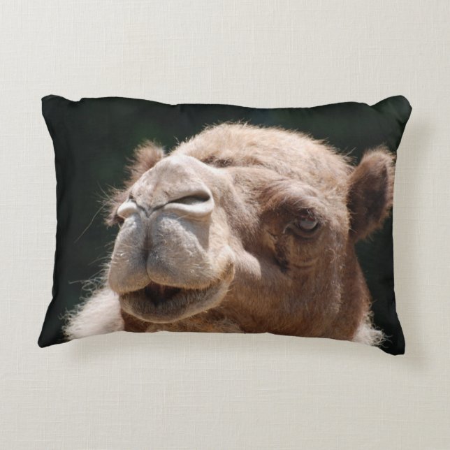 Hump Day Camel Decorative Cushion (Back)