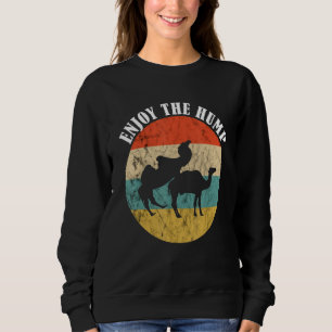 Hump Day Camel Enjoy The Hump Camel Retro Vintage Sweatshirt