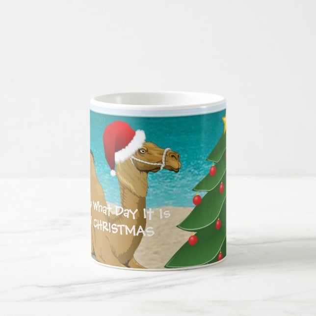 Hump Day Camel Merry Christmas Mug (Center)