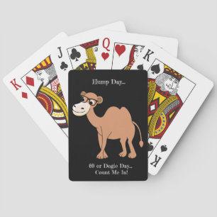 Hump Day Camel .. Overblown Playing Cards