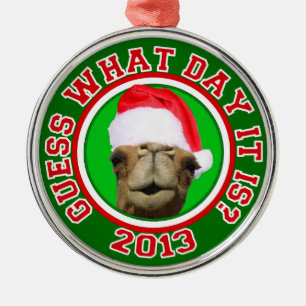 Hump Day Camel Santa Christmas 2013 Ornament