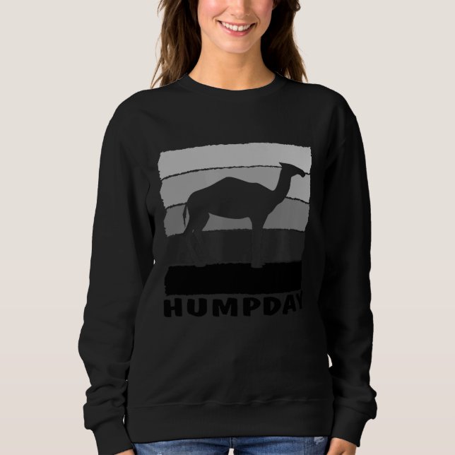 Hump Day Camel White Sweatshirt (Front)