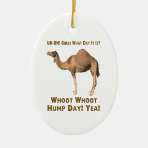 Hump Day Ceramic Tree Decoration