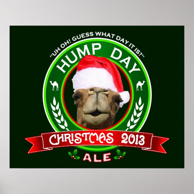 Hump Day Christmas Ale T-shirt Poster (Front)