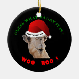 Hump Day Christmas Ornament CAmel