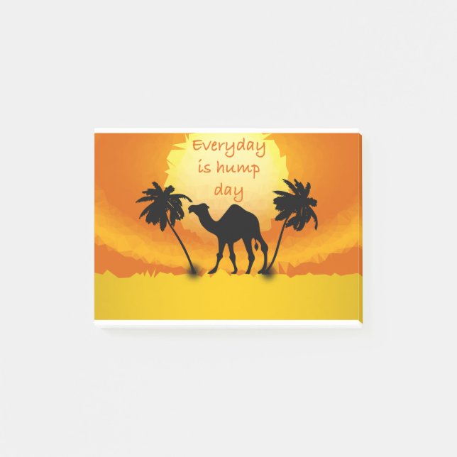 Hump day post-it notes (Front)