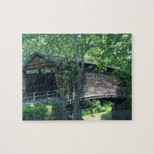 Humpback Covered Bridge Jigsaw Puzzle