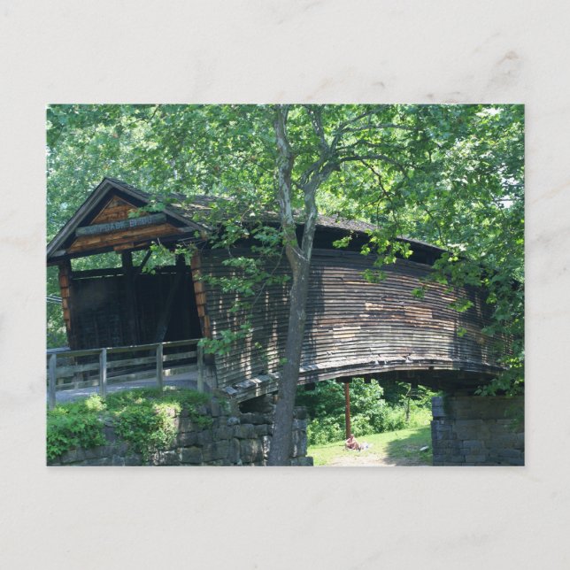 Humpback Covered Bridge Postcard (Front)