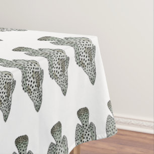 Humpback grouper fish cartoon illustration tablecloth