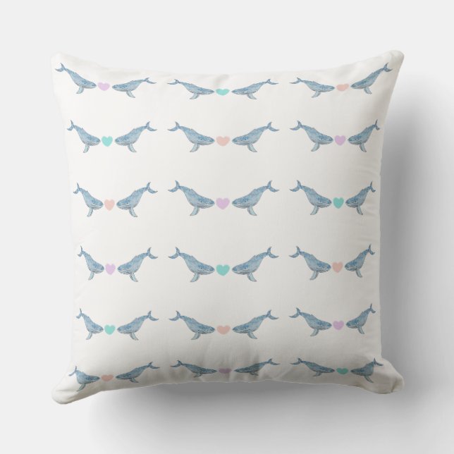 Humpback Whale  Cushion (Back)