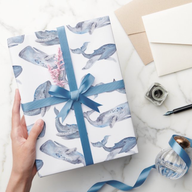 Humpback Whale Gift Wrapping Paper (Gifting)