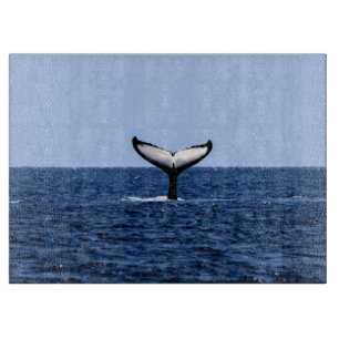 Humpback Whale in Ocean Cutting Board