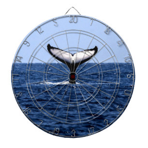 Humpback Whale in Ocean Dartboard
