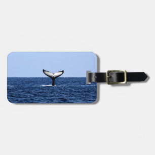 Humpback Whale in Ocean Luggage Tag