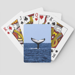 Humpback Whale in Ocean Playing Cards