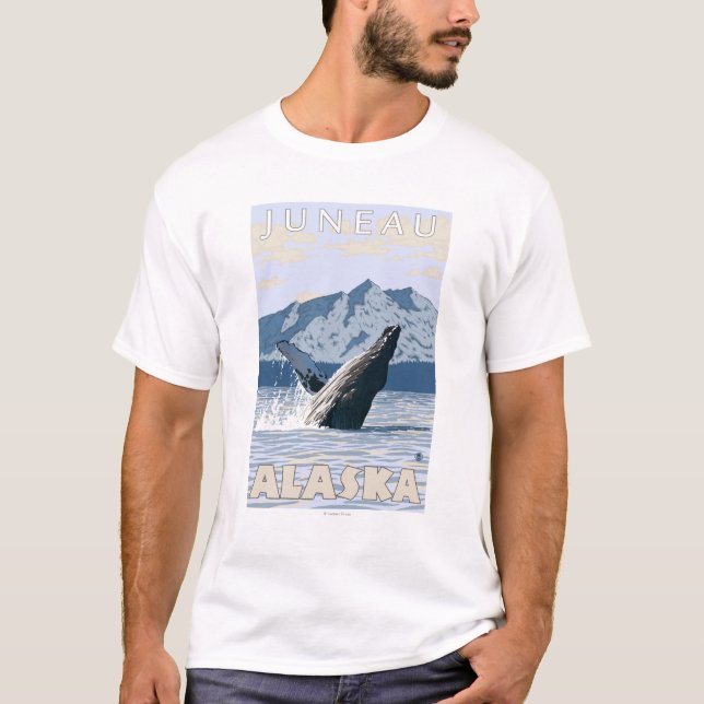 Humpback Whale - Juneau, Alaska T-Shirt (Front)