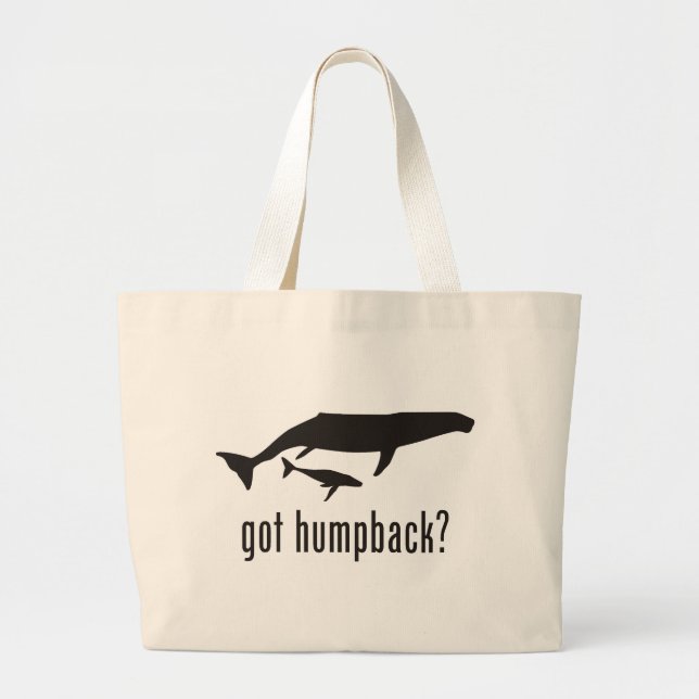 Humpback Whale Large Tote Bag (Front)