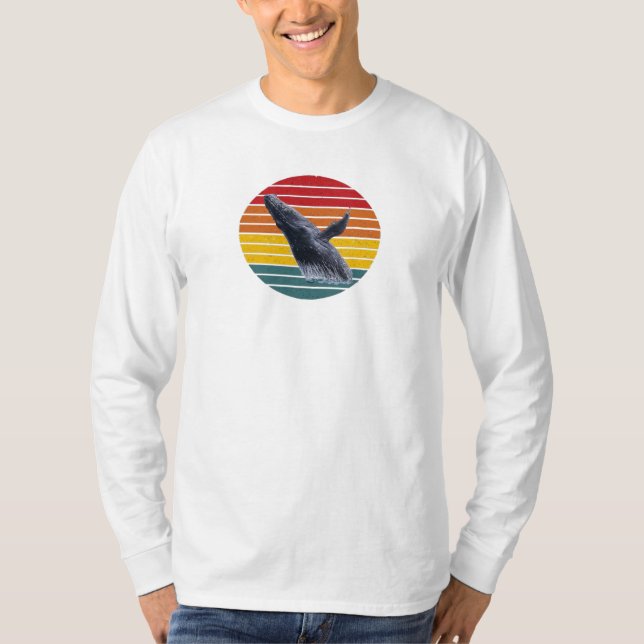 Humpback Whale Long T-Shirt (Front)