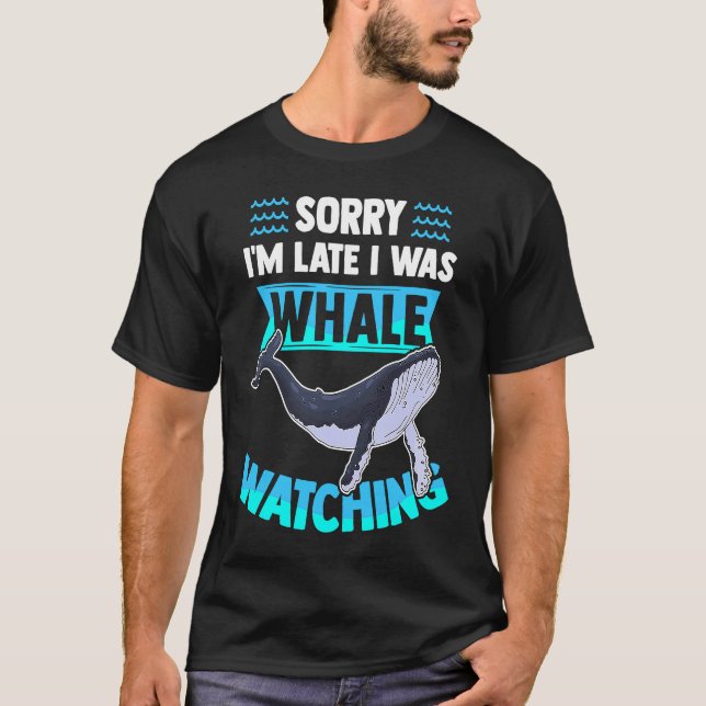 Humpback Whale Marine Mammal & Whale Watching T-Shirt (Front)