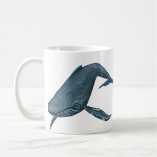 Humpback Whale Painting Coffee Mug