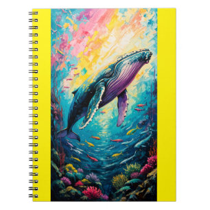 Humpback Whale Painting Notebook