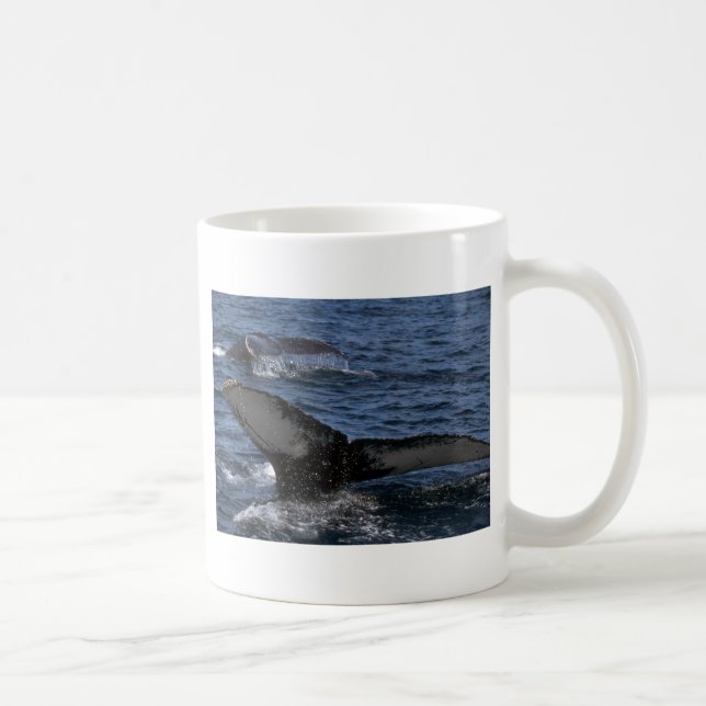 Humpback Whale Pair Coffee Mug (Right)