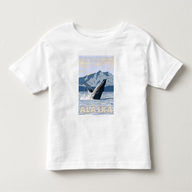 Humpback Whale - Petersburg, Alaska Toddler T-Shirt (Front)