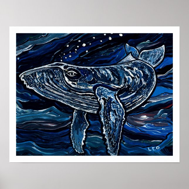 Humpback Whale Poster (Front)