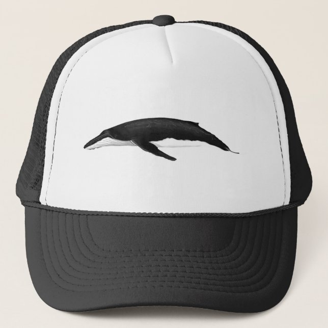 HUMPBACK WHALE TRUCKER HAT (Front)